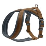 London Comfort Padded Harness - Medium Brown