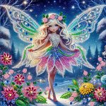 1PC Creative Pattern Diy Diamond Art Painting Kit Full Diamond Mosaic Art Craft Suitable For Beginners Home Wall Decoration Birt