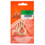 Brass Plated Cup Hook 40MM 5 Piece