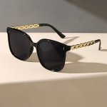 Stylish Glasses With Chain Legs For Women Perfect Golden Chains For Daily Punk-inspired Outfits