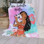 Personalised Fleece Blanket Moana