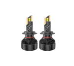 2-PIECE 120W V18-H4 High Power Automobile LED Car Headlights