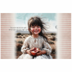 Bolster Cushion Girl With Pomegranate Psalm 34:8