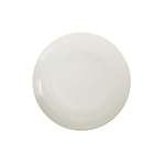 - Embossed Lines Cream White Side Plate