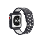 Kd Silicone Apple Watch Strap 38 40MM S m l Black & Grey