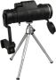 Portable Low Light Night Monocular With Lens Phone Clip Tripod & Compass