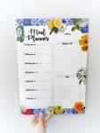 Magnetic Acrylic Meal Planner - Mediterranean - 600MM X 600MM