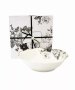 Jenna Clifford Black Rose Salad Bowl- JC7241
