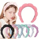 1PC Makeup Hairband Spa Headband For Washing Face Skincare Terry Towel Cloth Fabric Head Band Hair Accessories