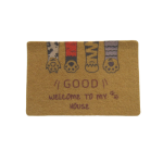 Artificial Coconut Door Mat Welcome To My House