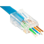 Ellies CAT6 Utp RJ45 Snap Connector 50-PACK ELCAT6SP