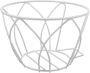 Wall Mounted Hanging Planter Rack With 2 Screw Hooks White Iron Flowerpot
