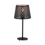 Eurolux Metal And Wood Table Lamp Black