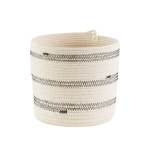 Cylinder Basket - Stitched Striped - Standard