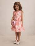 Sienna Girls Tiered Bow Dress - 10-12 Yrs Maia Floral