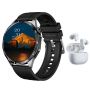 Smartwatch Gift Bundle With Dual Straps & Bluetooth Earphones For Men