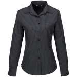 Ladies Long Sleeve Huntington Shirt Black
