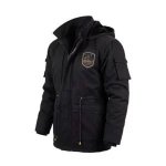Mens Urban Parka Jacket - Black - 3XL