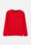 Polo Girls Classic Crew Neck Sweater - Red