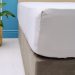 Exclusive Collection 1000 Thread Count Cotton Rich Fitted SHEET - Silver - King Xld 182 X 202 X 35CM