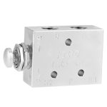 TAC2-41P 2 Position 3 Way Toggle Valve Air Pneumatic Control Metal Knob On Off Toggle Valve For Industrial Use
