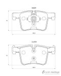 Stone Brake Pad Set Front SP87880
