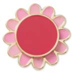 Pink Spinner Flower Jibbitz - Multi Osfa