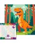 Paint By Number Kids Diy Kit 20X20 Dinosaurs T-rex In FORESTS-14C