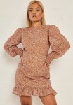 Frill MINI Dress - Cream Ditsy Floral