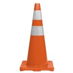 Traffic Safety Cone Gel Rubber Flexi Dayglo Orange 75 Cm SXS339