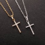 1PC 2PCS Retro And Fashion Cross Pendant Necklace For Birthdays Anniversaries And Graduation Christmas Gifts