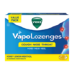 Vapo Honey Lemon Menthol Lozenges 24 Pack