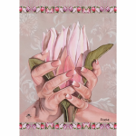 Printed Tea Net Protea Hands Large
