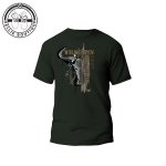 Mens Splatter Skull Tee - Fatique - 5XL