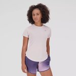 New Balance Women's Accelerate Ss Top - Stone Pink - XS