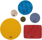 Food Cover Shweshwe - Rainbow 6 Pack