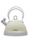 SWISS Gourmet Whistling/stove Top Kettle - 2.5L S/steel - Antique White