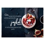 Disposable Placemat Food With Gladness 24 Piece