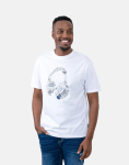 Ben Sherman Typography Headphones White T-Shirt - XXL White
