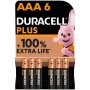 Duracell Plus Batteries Aaa 6 Pack