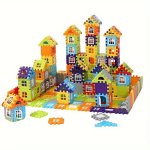 100PCS House Assembly Building Blocks Large Size Creative Square Block Building Blocks Basic Assembly Building Blocks Educationa