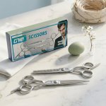 2PCS Hair Scissors Set For Professional Home Haircutting
