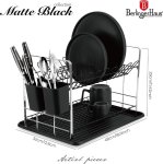 Dish Rack Matt Black Success Plastic Dish Drying Kitchen Rack
