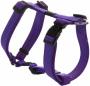 Rogz Utility Medium 16mm Snake Dog H-harness Purple Reflective