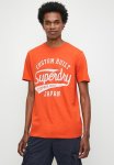 Copper Label Script Tee - Denim Co Rust Orange Slub