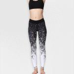 Ladies Black Ombre Yoga Leggings - XL