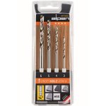 Alpen Hex Shank Set Hss For Wood 4 Piece 3 5 6MM Livestainable