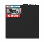 Parrot Whiteboard Tile Magnetic 355X355MM Black
