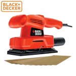 Black+Decker B&d KA300KAX-QS 1 3 Sheet Sander 135W + 10PC Sanding Sheets