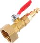 Brass Winterize Blowout Adapter For Garden Hose Quick Connector